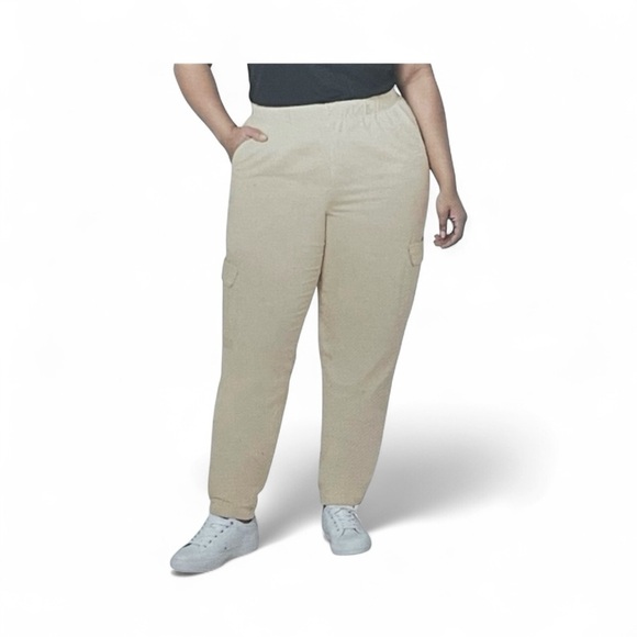 GAP Pants - GAP TWILL CARGO PANT Elastic Waistband Size XXL
